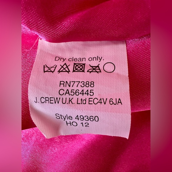 J. Crew Majesty Stadium Cloth Peacoat in Fuchsia Pink Wool Blend Size 2 - Picture 3 of 10